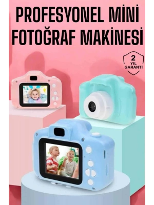 Çocuklara Özel Dijital Fotoğraf Makinesi Mini 1080P HD Kaliteli