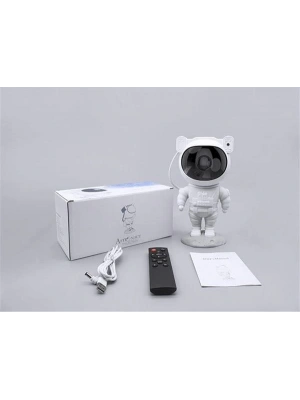Çocuklara Özel Projeksiyon Astronot Lamba Speaker Sevimli