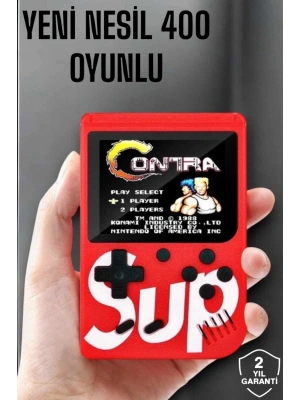 Çocuklara Özel SUP 400 Oyunlu Mini Oyun Konsolu