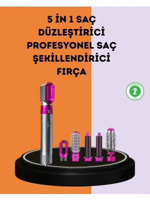Çok Fonksiyonlu Saç Kurutma ve Şekillendirme Makinesi 5 Başlık