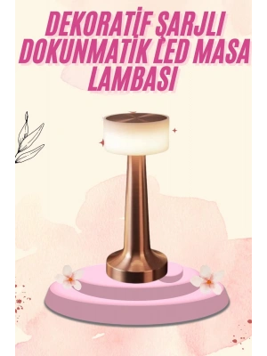 Dekoratif Masa Lambası Dokunmatik Renk Değiştirebilen Gece Lambası