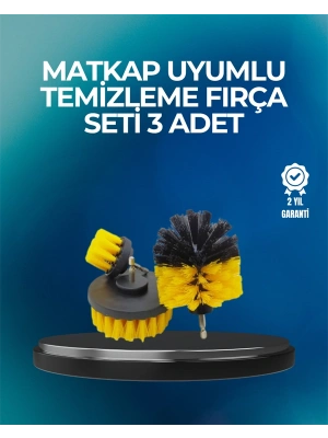 Derinlemesine Temizlik İçin Dayanıklı Kıllı Matkap Fırçası Başlığı
