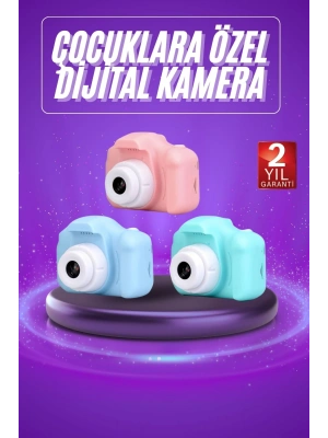 Dijital Fotoğraf Makinesi Çocuk Mini 1080p HD Kaliteli Renkli