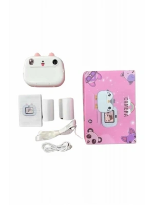 Dijital HD Video Kamera Çocuk Fotoğraf Makinesi  Anlık Termal Rulo