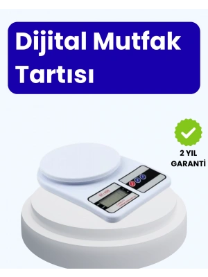 Dijital Mutfak Terazisi 10kg Kapasiteli 1g Hassasiyetli
