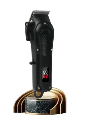 Dijital Profesyonel Kablosuz Saç Sakal Tıraş Makinası Sessiz Paslanmaz Çelik