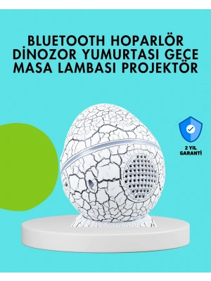 Dinozor Yumurtası Tasarımlı Gece Lambası – Müzik ve Işık Senkronizasyonlu