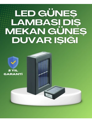 Dış Mekan Güneş Paneli ile Aydınlatma Lambası