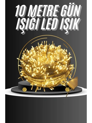 Dış Mekan Led Aydınlatma 10 Metre Gün Işığı Led Işık Pilli