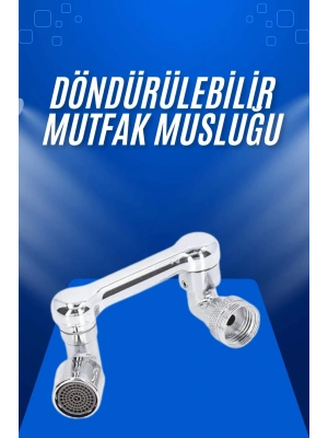Döndürülebilir Musluk Mutfak Banyo Musluk Ucu Başlığı 4 Filtreli