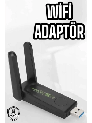 Dual Band Wifi Alıcı Adaptör USB 3.0 Destekli