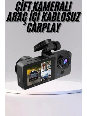 DVR Araç İçi Kamera Hareket Algılayabilen 1080P CarPlay Video Kaydedici