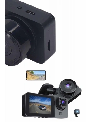 DVR Araç İçi Kamera Hareket Algılayabilen 1080P CarPlay Video Kaydedici