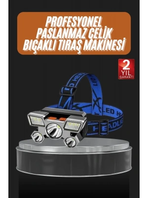 El Feneri Süper Kafa Lambası 4 Modlu 5 Led Kafa Feneri