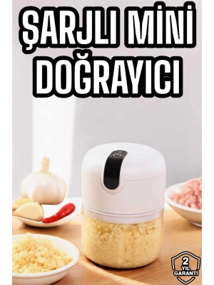 El Rondosu Mini Şarjlı Doğrayıcı Taşınabilir 250 ml