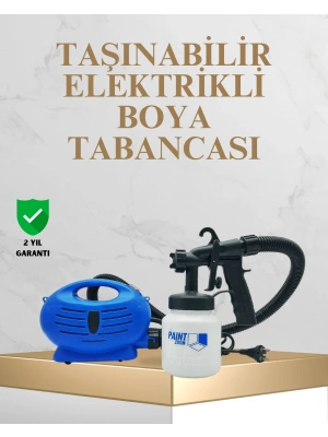 Elektrikli Boya Tabancası Püskürtmeli-Temiz ve Hızlı Boyama