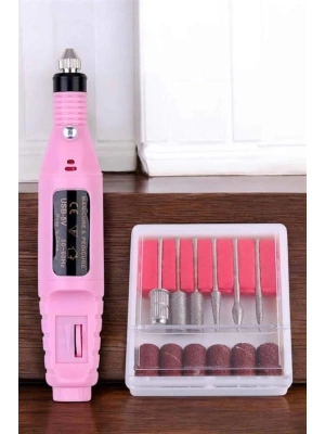 Elektrikli Manikür Pedikür Törpü Seti Protez Tırnak Nasır Temizleyici