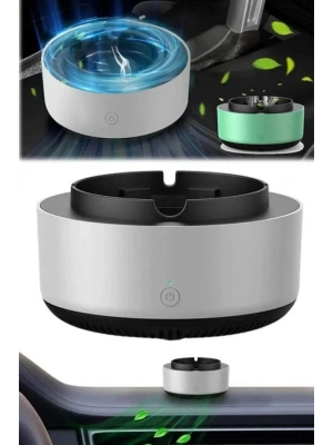 Elektronik Akıllı Küllük Hava Temizleyici Kokusuz Kül Tablası Anti-Duman