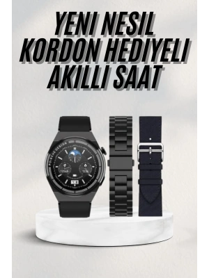 En Çok Tercih Edilen Akıllı Saat Amoled Ekran Nabız Sensörü GPS Uyumlu Adımsayar