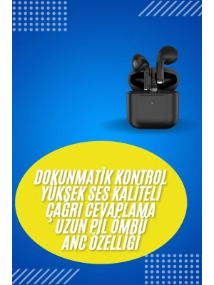 En Çok Tercih Edilen Bluetooth Kulaklık Mikrofonlu Silikonsuz Dokunmatik Kontrol