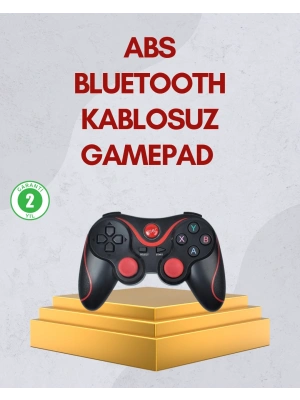 Ergonomik Tasarımlı Kablosuz Bluetooth Gamepad Titreşimli