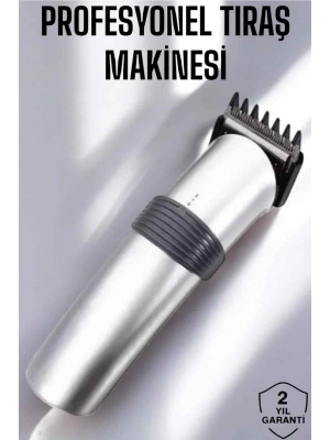 Erkeklere Özel Şarjlı Saç ve Sakal Kesme Tıraş Makinesi Seti