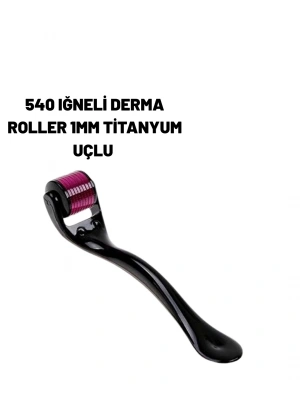 Ev Tipi Mikro İğneli Cilt Bakım Aleti – 0.25 mm Titanyum Roller