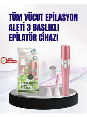 Ev Tipi Profesyonel Epilasyon Cihazı – Pembe