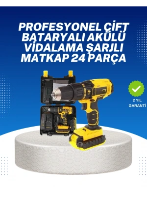 Ev ve Atölye İçin 12V Akülü Matkap | Plastik Mandren ve Metal Şanzıman