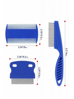 Evcil Hayvan Tarak Seti 4lü Bit Tarağı Ked Köpek Tüyüne Uygun