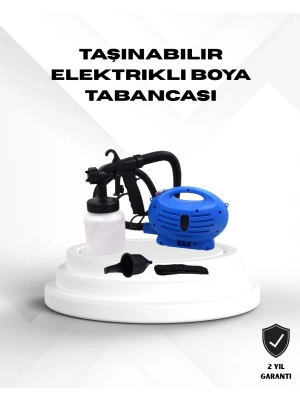 Farklı Yüzeylere Uygun Elektrikli Boya Uygulama Aleti