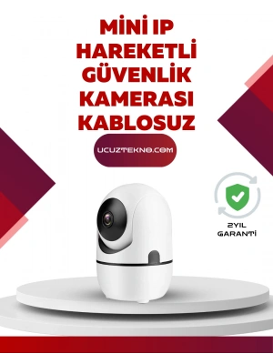 Full HD 1080P Kablosuz Güvenlik Kamerası – Hareket Takip, Gece Görüşü ve İki Yönlü Ses Özellikli