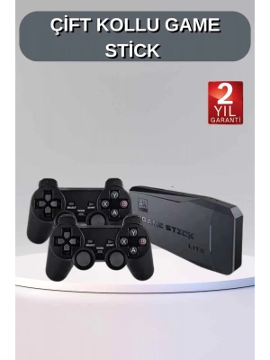 Game Stick 20000 Oyun Kablosuz Çift Kol Retro Oyunlar Game Stick Atari 2.4g 4K