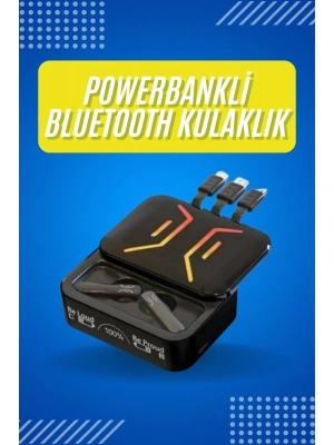 Gaming Bluetooth Kulaklık Dahili Powerbank Kablolu Düşük Gecikmeli Bluetooth 5.2