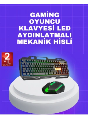 Gaming Klavye Mouse – Çatışmasız Tuş, Hızlı Tepki Süresi