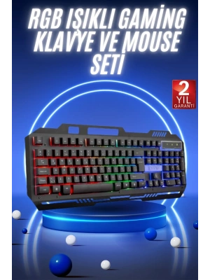 Gaming Oyuncu Klavyesi Led Aydınlatmalı Mekanik Hisli