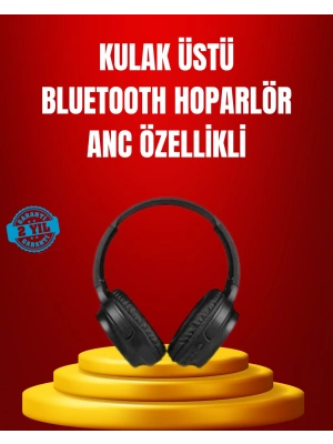 Geniş Frekans Aralıklı Bluetooth Kulak Üstü Kulaklık