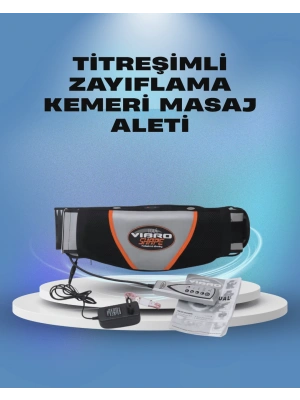 Göbek Bölgesi İçin Titreşimli Zayıflama ve Masaj Kemeri