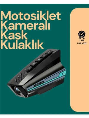 GoLook Destekli Motosiklet Kask Kamerası – 50 Saat Pil, Geniş Açı