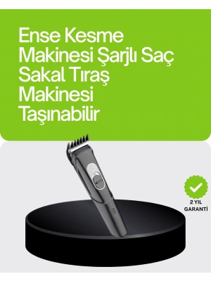 Güçlü Motorlu, 3 Ayarlı Kablosuz Şarjlı Tıraş Makinesi – Uzun Ömürlü Kesim