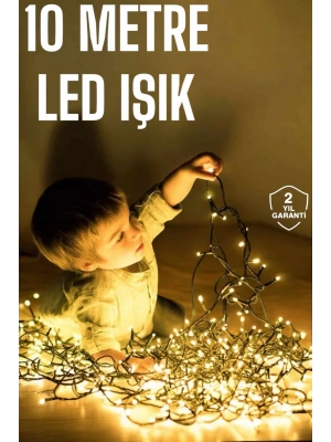 Gün Işığı 10 Metre Led Işık Şerit Led Süsleme Parti Malzemesi