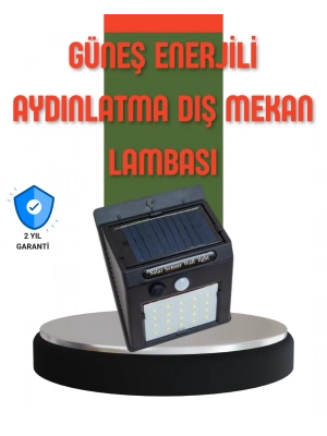 Hareket Sensörlü Güneş Enerjili Dış Mekan LED Lamba 100/144 LED
