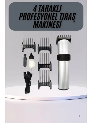 Hassas Ciltlere Özel Saç Sakal ve Vücut Kuaför Tipi Şarjlı Tıraş Makinesi