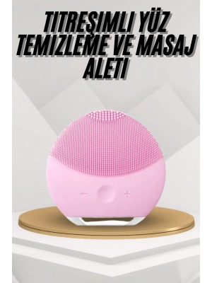 Hassas Ciltlere Özel Titreşimli Yüz Temizleme ve Masaj Aleti