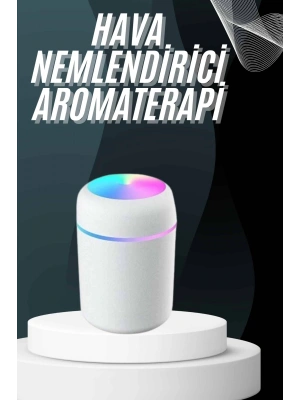 Hava Nemlendirici Buhar Makinesi Led Işıklı USB Dekoratif Nemlendirici