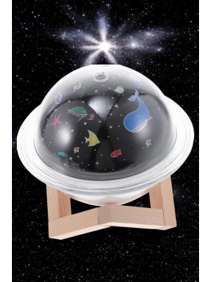 Hava Nemlendirici Projeksiyon Görünümlü USB Bağlantılı Aromaterapi