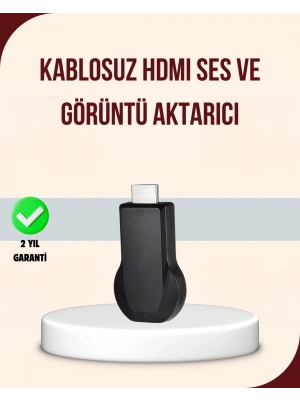 HDMI Kablosuz Ekran Alıcısı – iOS, Android, Mac, PC Uyumluluğu