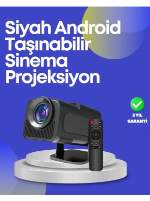 HDMI, USB ve Kulaklık Girişli Çoklu Bağlantı Seçenekli Projektör