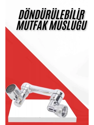 Her Yere Dönebilen Tasarruflu Mutfak Musluk Başlığı Ucu Musluk Ucu Oynar Başlıklı