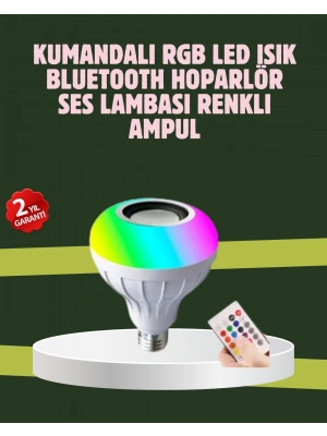 Hoparlörlü LED Ampul – Ev ve Ofis İçin Akıllı Aydınlatma Çözümü